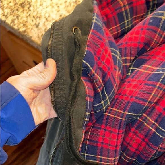 Women's Old Navy Green Parka with Faux Fur Hood - Picture 10 of 11